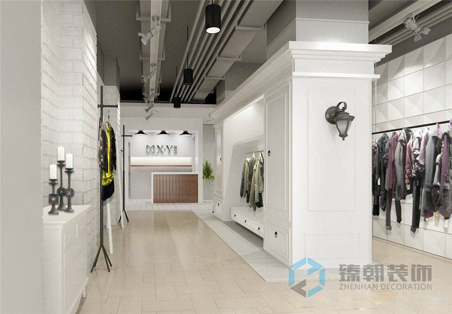 300平XY服裝中北店裝修設(shè)計(jì)案例