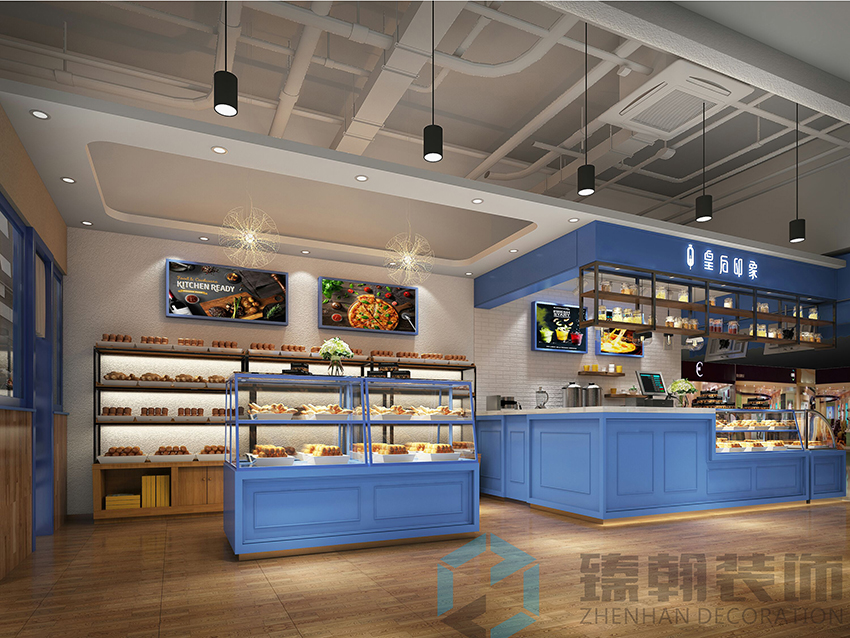 100平皇后印象面包店設(shè)計裝修