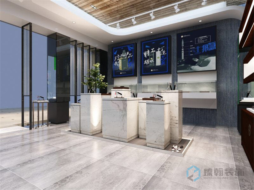 300㎡電子煙展示廳裝修設(shè)計